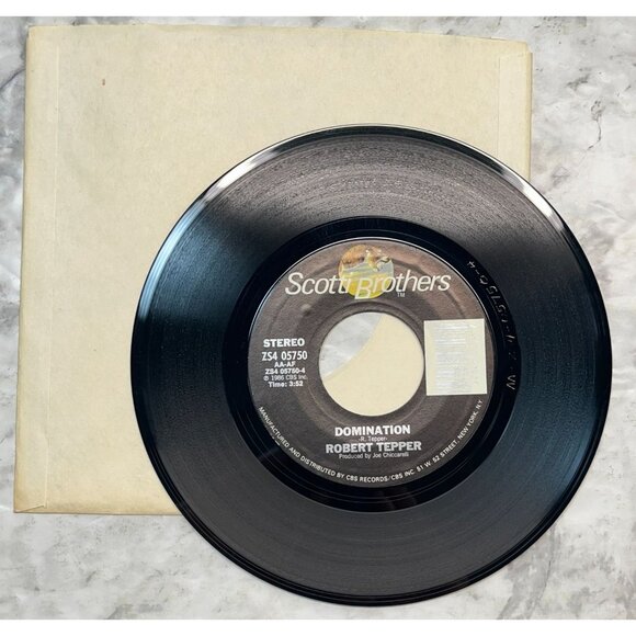 Robert Tepper No Easy Way Out / Domination 45 Rock 1985 Scotti Brothers 05750 - Picture 5 of 6